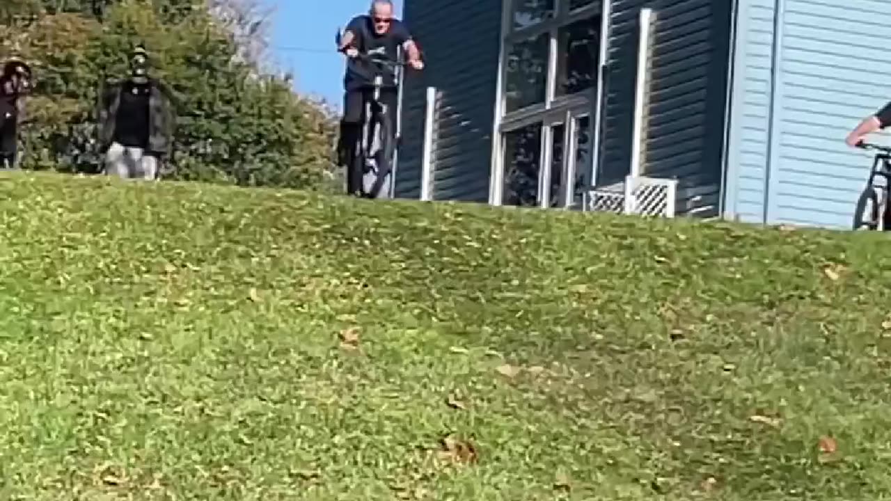 Who Knew A 60-Year-Old Trying To Jump A Ramp On A Bike Would End Like This?