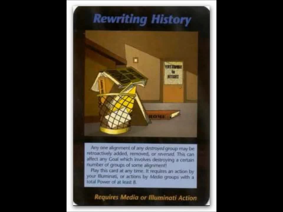 ILLUMINATI CARD GAME 460 CARD A / Z