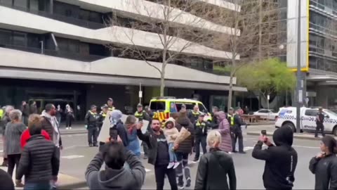 Migrant protestors in Australia