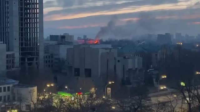 Kyiv at dawn