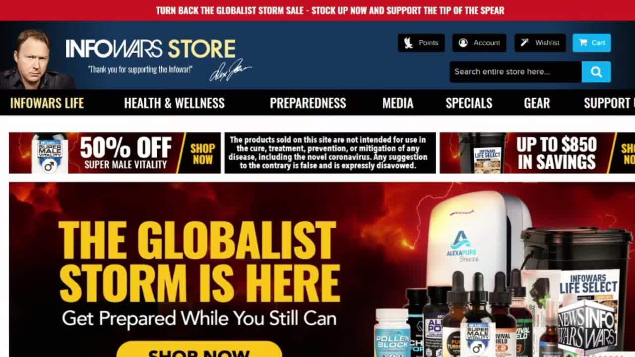 The Alex Jones Show in Full HD for January 15, 2021