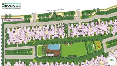 Gaur City 5th Avenue Ready to Move Flats