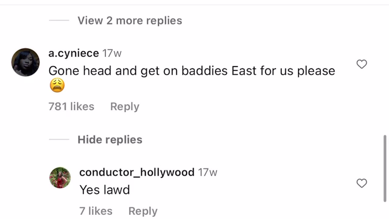 Donna responds to comments saying she would get ate up on #baddieseast