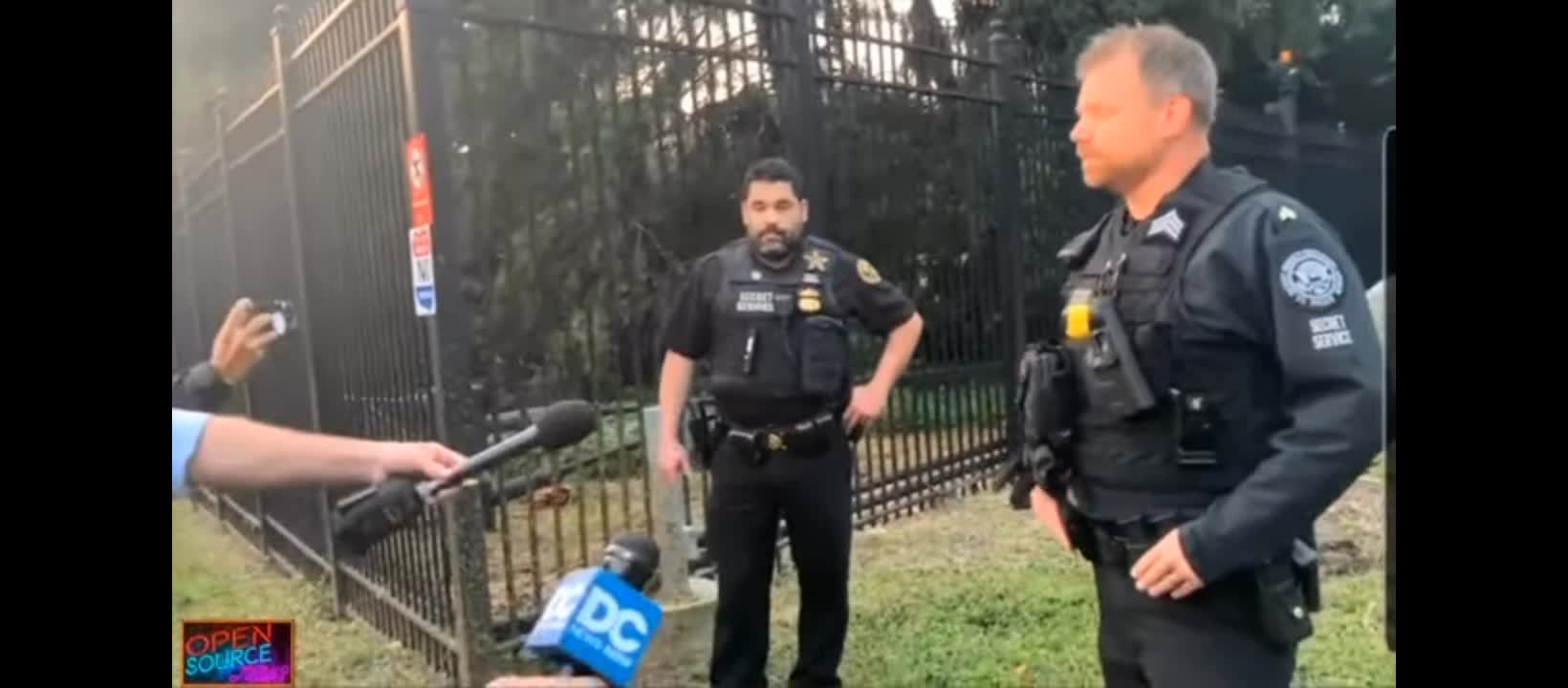Kamala armed security keeping migrants away from her fence