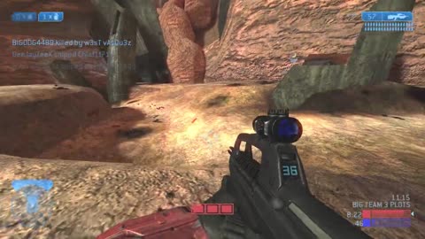 Halo 2 Classic Big Team - Big Team 3 Plots on Burial Mounds Multiplayer Gameplay