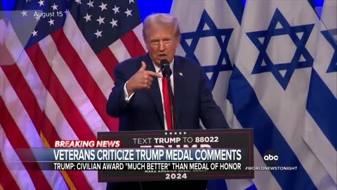 Trump sparks criticism with Medal of Honor comments