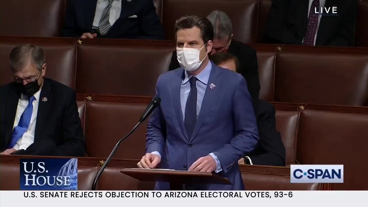 True Republican Matt Gaetz shreds the Democrats