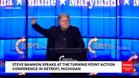 Steve Bannon Speaks To Turning Point