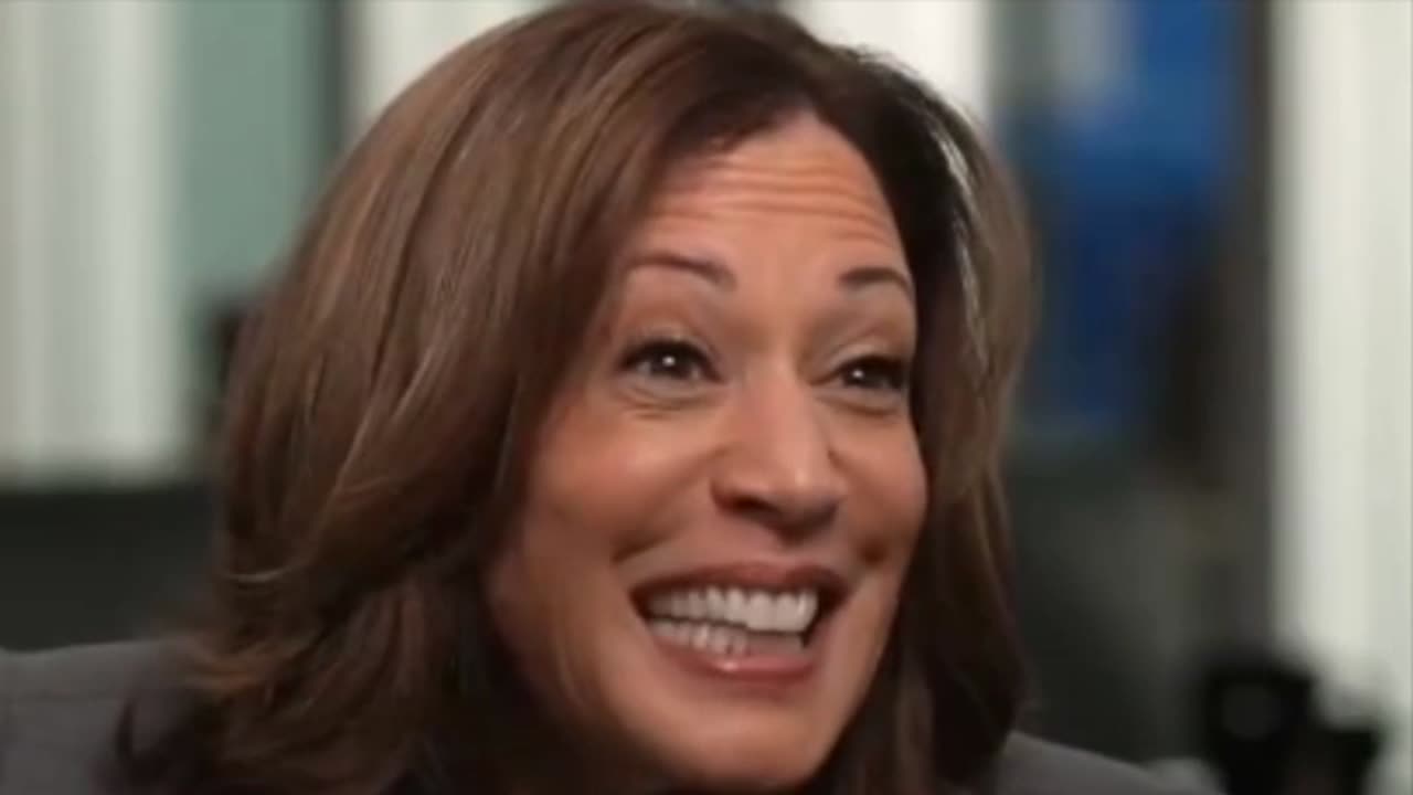 Kamala Harris' First Interview (Recorded) : Turning Black For Politics (long pause) ....