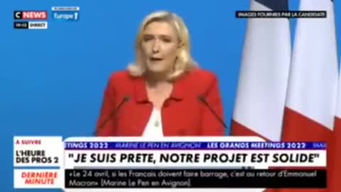 Marine Le Pen vows to undo the wrongdoing of Macron ...