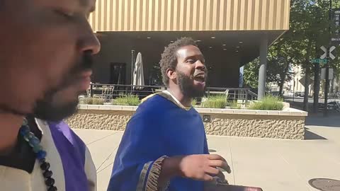 ISRAELITE IN SACRAMENTO(DOWNTOWN): 5/13/22 PREACHING IL MAZABACH