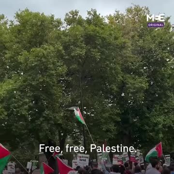 Thousands protest in London, demanding arms supply cessation