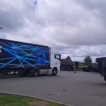 Polish Rosomaks on the border with Belorus