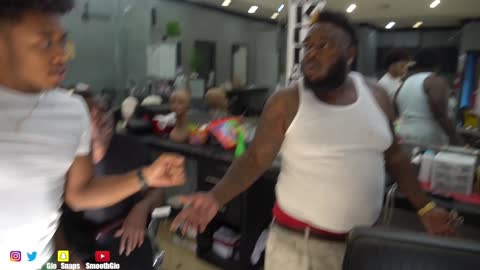 FAKE BARBER PRANK IN THE HOOD