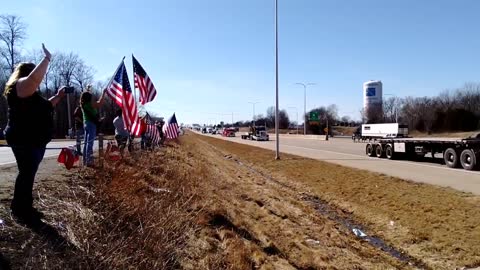 Truckers US Convoy Effingham/Marshall, Illinois