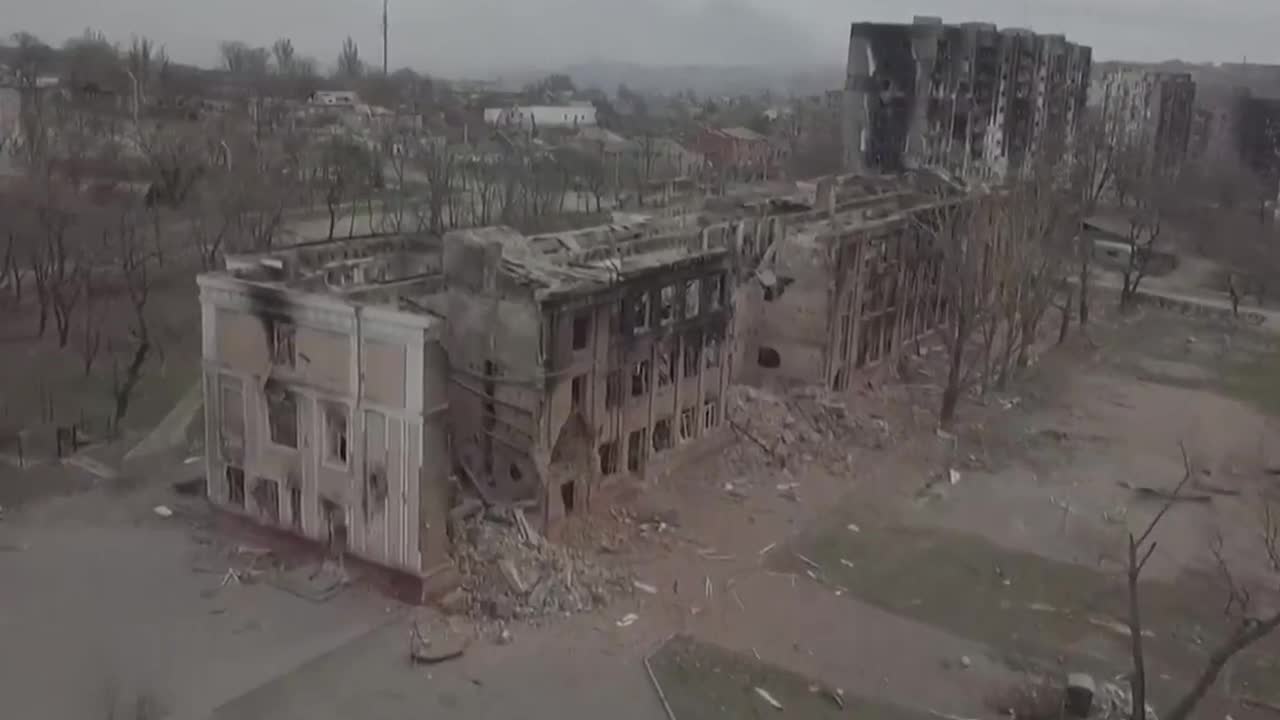 Town Mariupol WarZone Ukraine