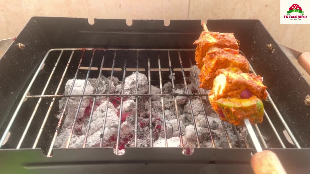 Creamy Paneer Tikka Recipe l Paneer Tikka Recipe l How to Make Creamy Tikka BBQ @YNFoodAffair