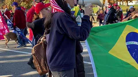 Brazilian American Sings National Anthem At #MillionMAGAmarch