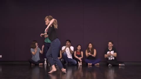 What happens when you are new in a dance class
