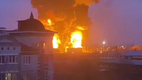 Belgorod - Oil Depot Burns