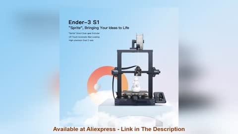 ☀️ Creality 3D Printer Ender-3 S1 Direct Extruder PC Spring Steel Printing Platform Resume Printing