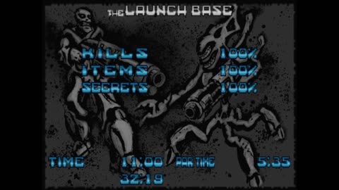 Harmony (Doom II mod) - Launch Base (level 9) - 100% complete