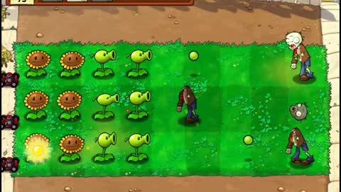 Plants vs Zombies Aventura Dia Nivel 1 3