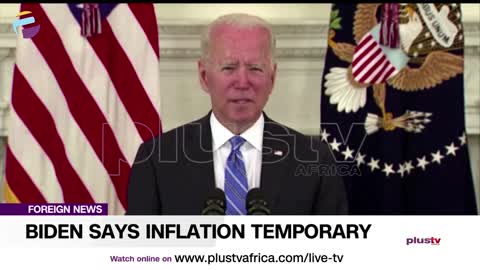 Biden Says Inflation Temporary