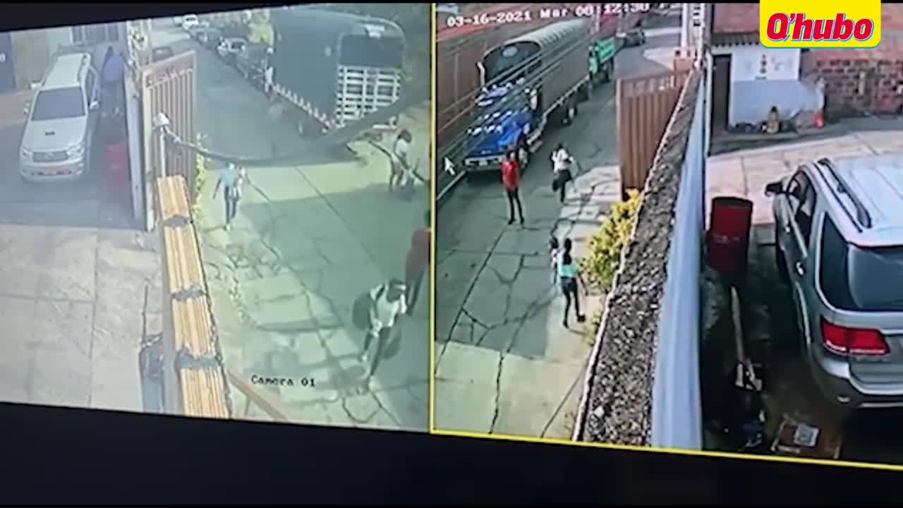 Video de capturados por hurto en Santander