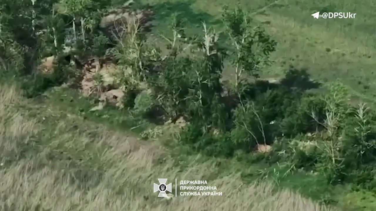 In the Vovchansk direction, border guards hit the enemy positions with a