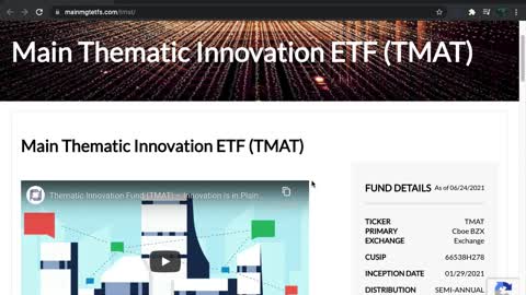 TMAT ETF Introduction (Thematic Innovation)