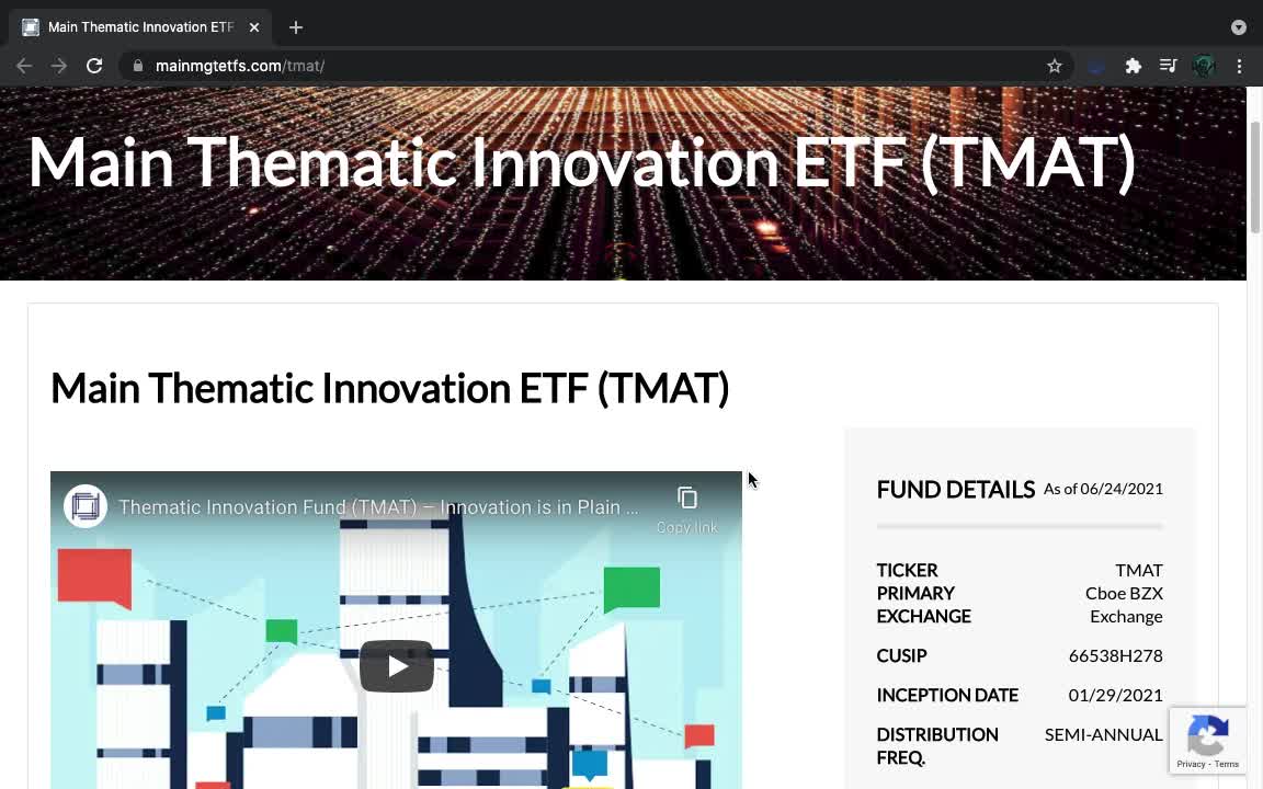 TMAT ETF Introduction (Thematic Innovation)