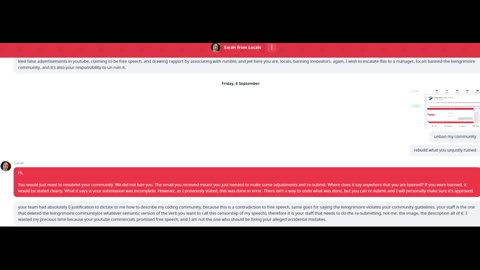 locals.com censored the LivinGrimoire coding community