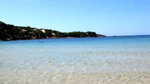 The beauty of nature on the beach of El Kala, Algeria