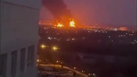 Helicopters Destroying An Oil Depot and Refinery