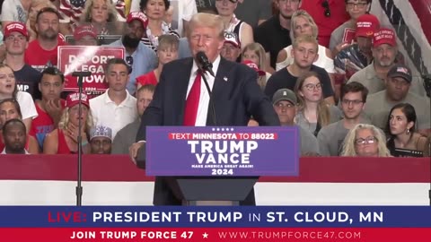 President Trump on the BIGGEST reason Kamala should be disqualified from being President.