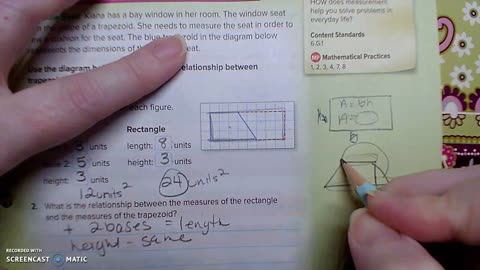 Gr 6 - Ch 9 - Lesson 3 - Area of Trapezoids