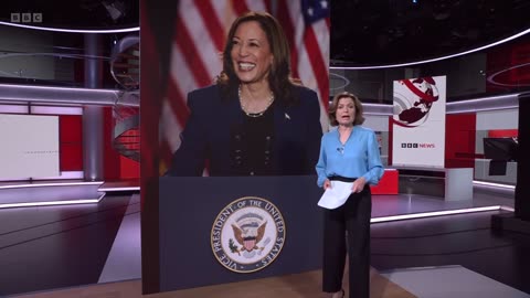Kamala Harris campaign launch: "election a choice between freedom and chaos" | BBC News