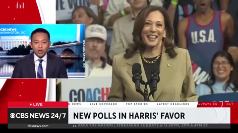 Harris ahead of Trump in Michigan, Wisconsin and Pennsylvania