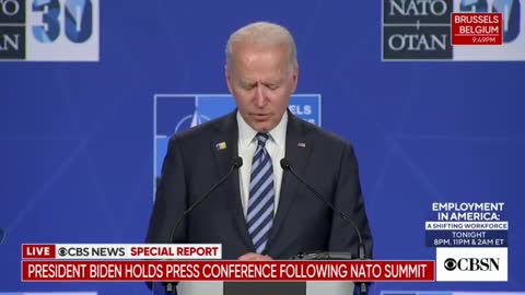 PRES. BIDEN: “The Republican Party is vastly diminished in numbers. Trump wing is bulk of the party