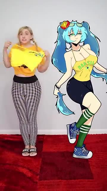 MIKU BRASILEÑA 2D VS 3D 🌸