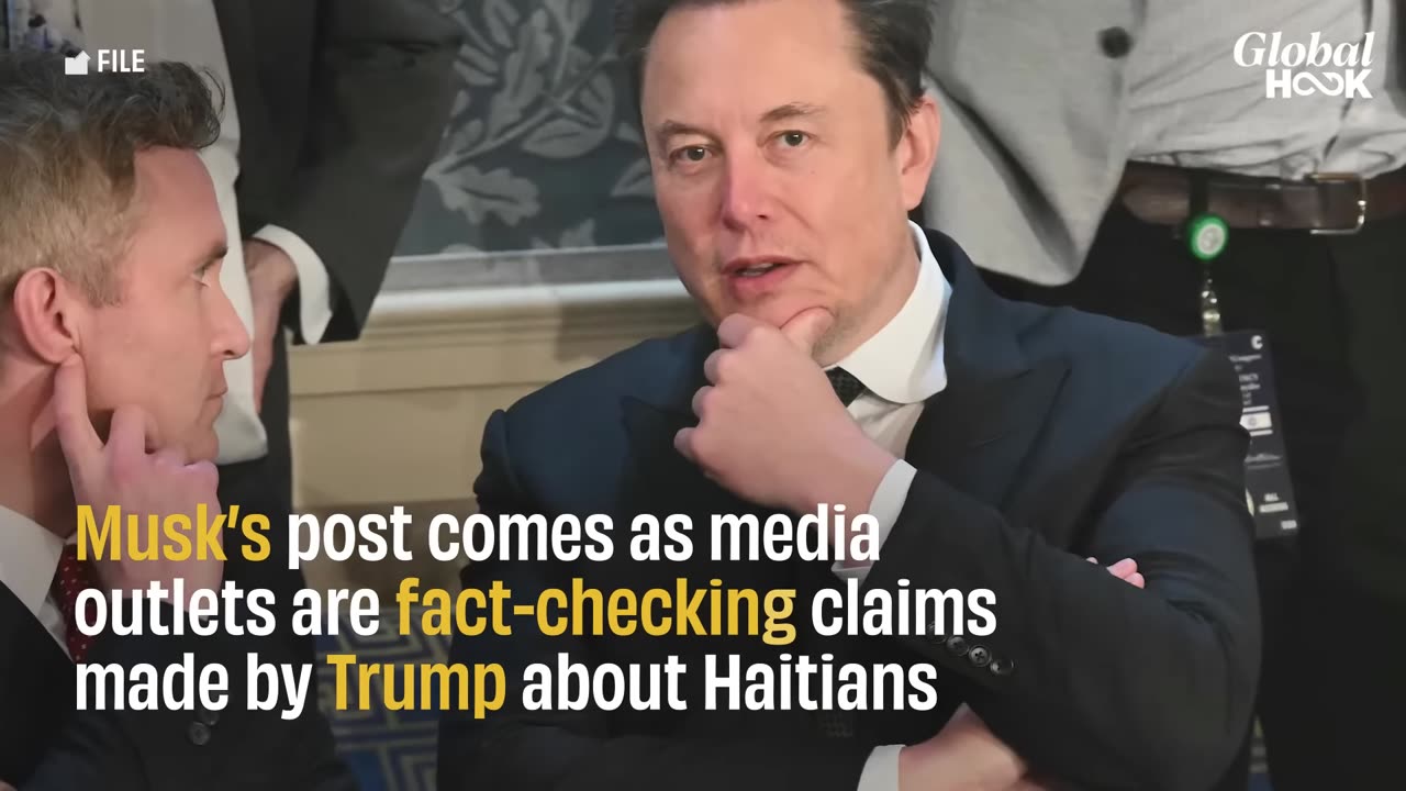 Elon Musk Shares Haitian Woman's Video, Backs Trump's 'Immigrants Eat Cats And Dogs' Claim