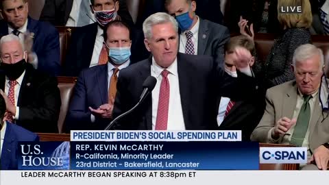 McCarthy Gives FIERY Speech In Opposition Of Biden's Huge Infrastructure Bill