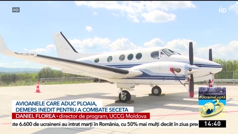 Antena3: Avioanele care aduc ploaia, demers inedit pentru a combate seceta