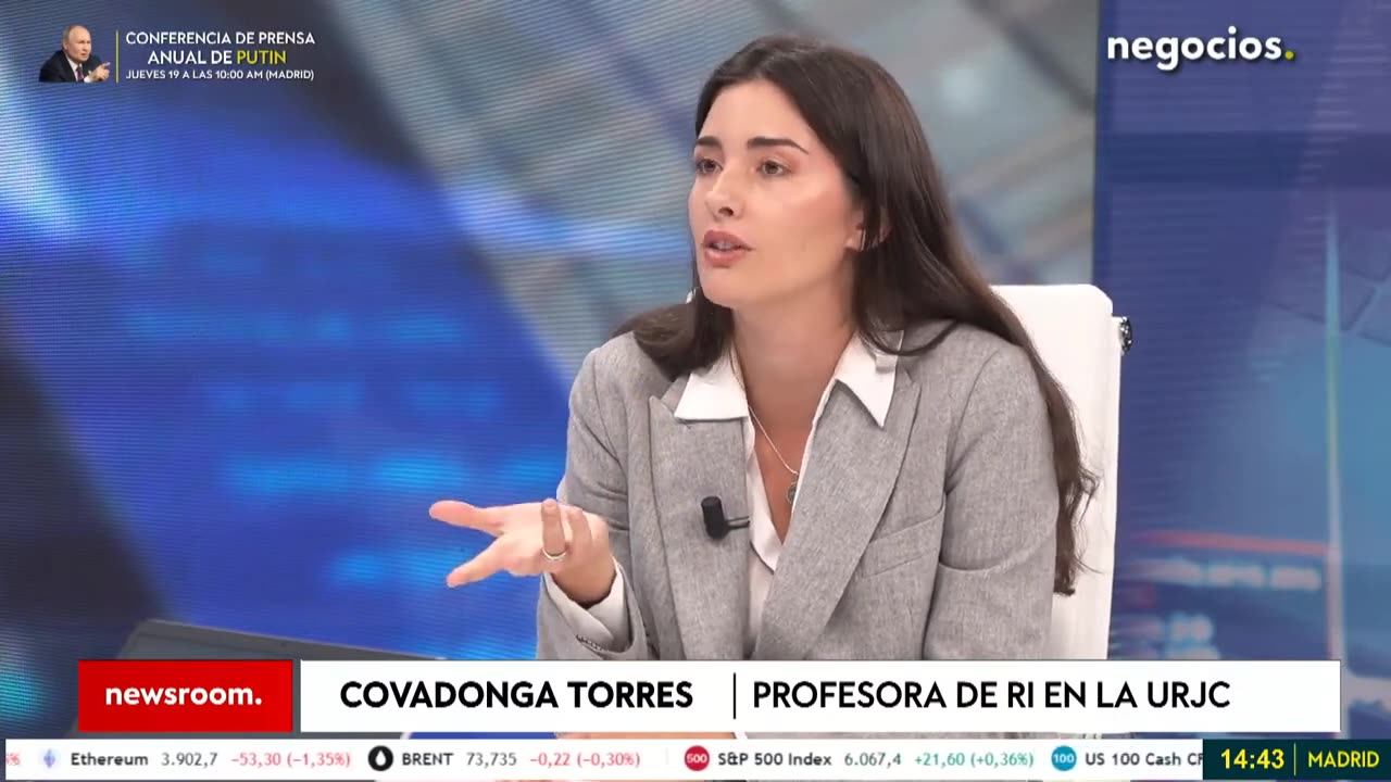 “Rusia se ve rodeada y quiere frenar el avance de EEUU y de la OTAN. Europa se tambalea”. Torres