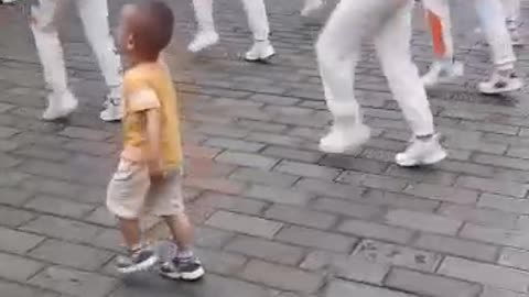 boy dances