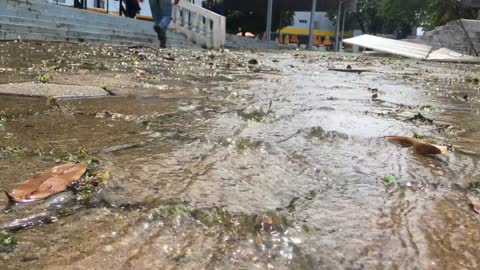 Water leaking out in streets