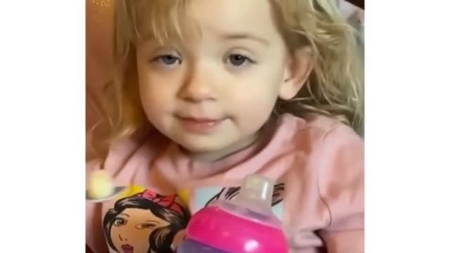 Naughty Toddler draws on her baby brother's face..👶😂😂😈