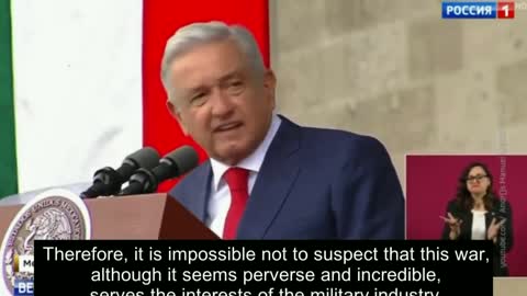 Mexico's President Andrés Manuel López Obrador on NATO