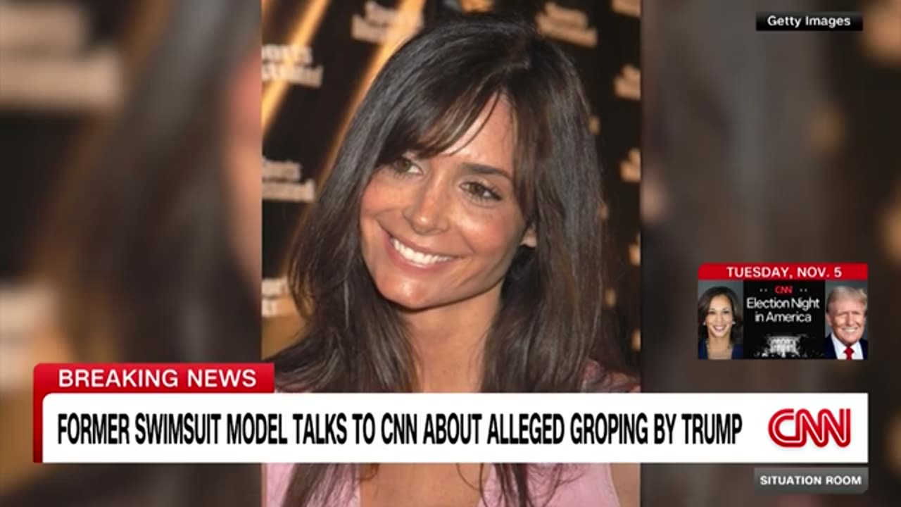 Former model says Trump groped her in front of Jeffrey Epstein